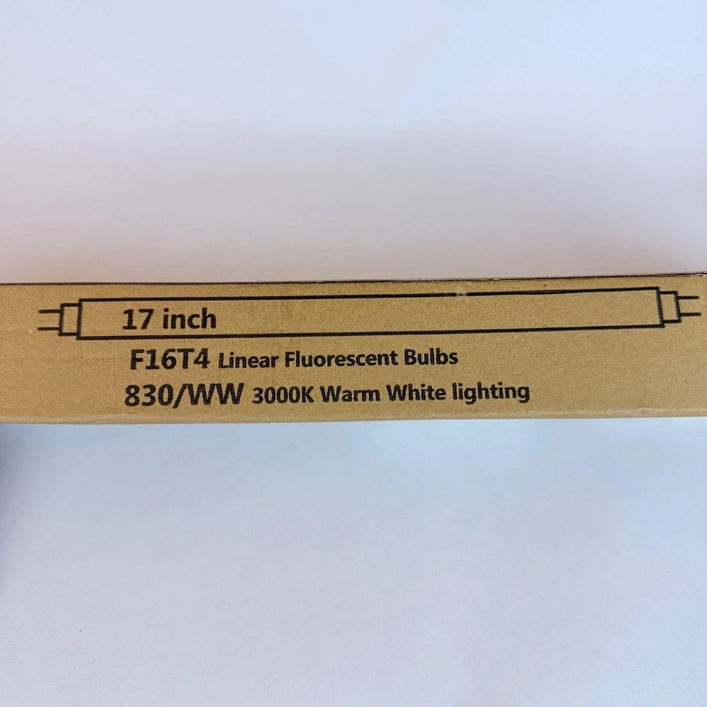 3 Pack 17 Inch F17T4 830 WW Fluorescent Light Bulbs Warm White 800 Lumen 80 CRI